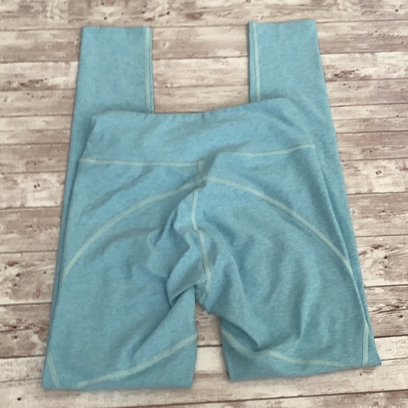 Outdoor Voices 7/8 High Rise Warmup Leggings in Pool Blue - Picture 12 of 15